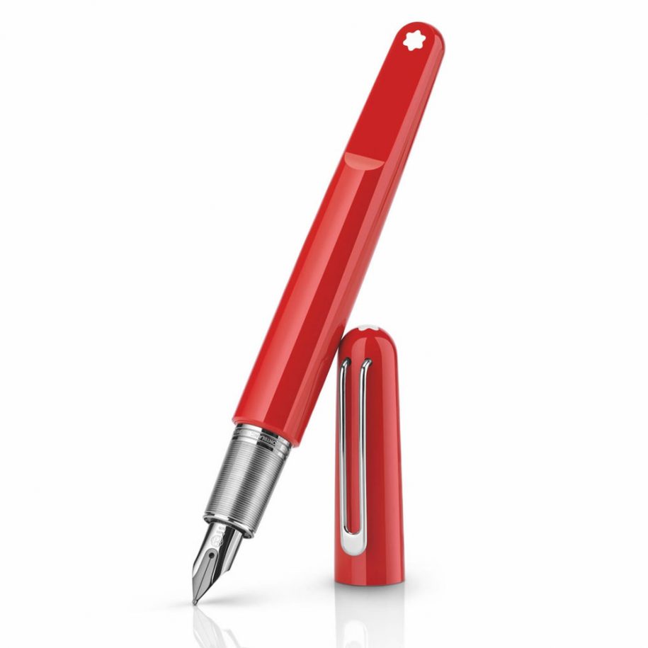 Montblanc M Red Fountain Pen 117600 Bút máy Montblanc M Red