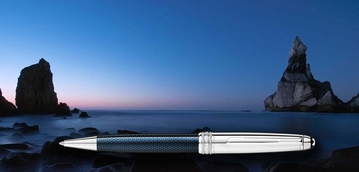 Montblanc Meisterstuck Solitaire Blue Hour Classique Ballpoint Pen