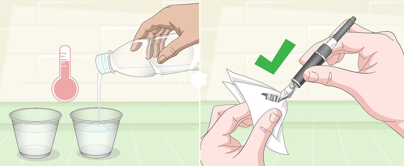 Cách vệ sinh bút máy cực kì đơn giản 