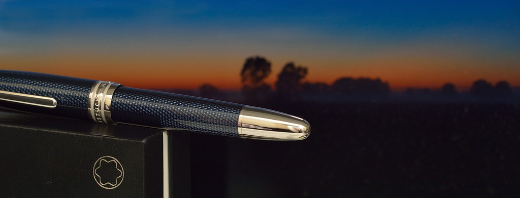 Montblanc Meisterstuck Solitaire Blue Hour Classique Rollerball