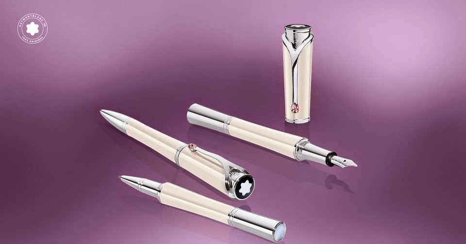 Montblanc Princesse Grace De Monaco Ivory Fountain Pen