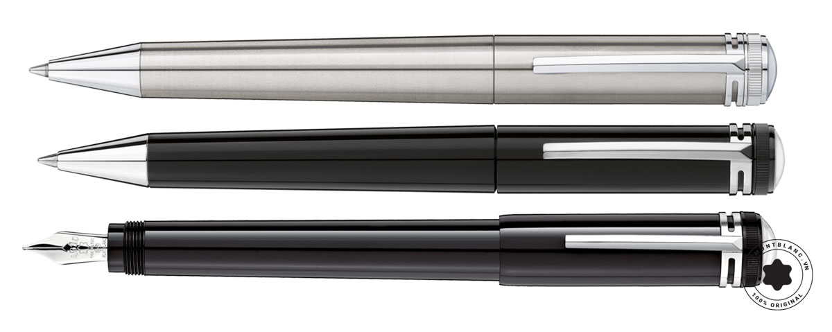 B t d bi Montblanc Heritage 1921 Capless Rollerball 112524