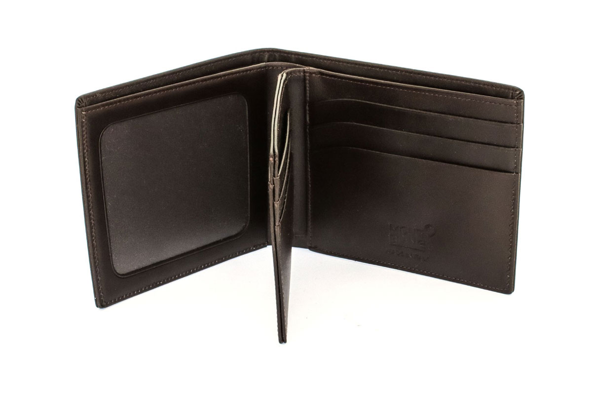 Ví Montblanc Meisterstuck Brown Leather And Viscose Wallet 114549