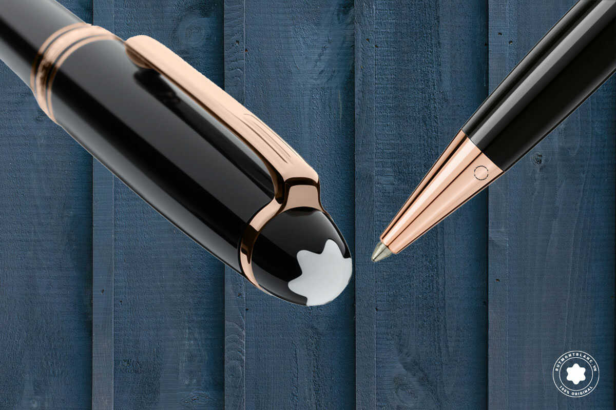 Bút bi Montblanc Meisterstuck 90 Years Red Gold Classique MB111705