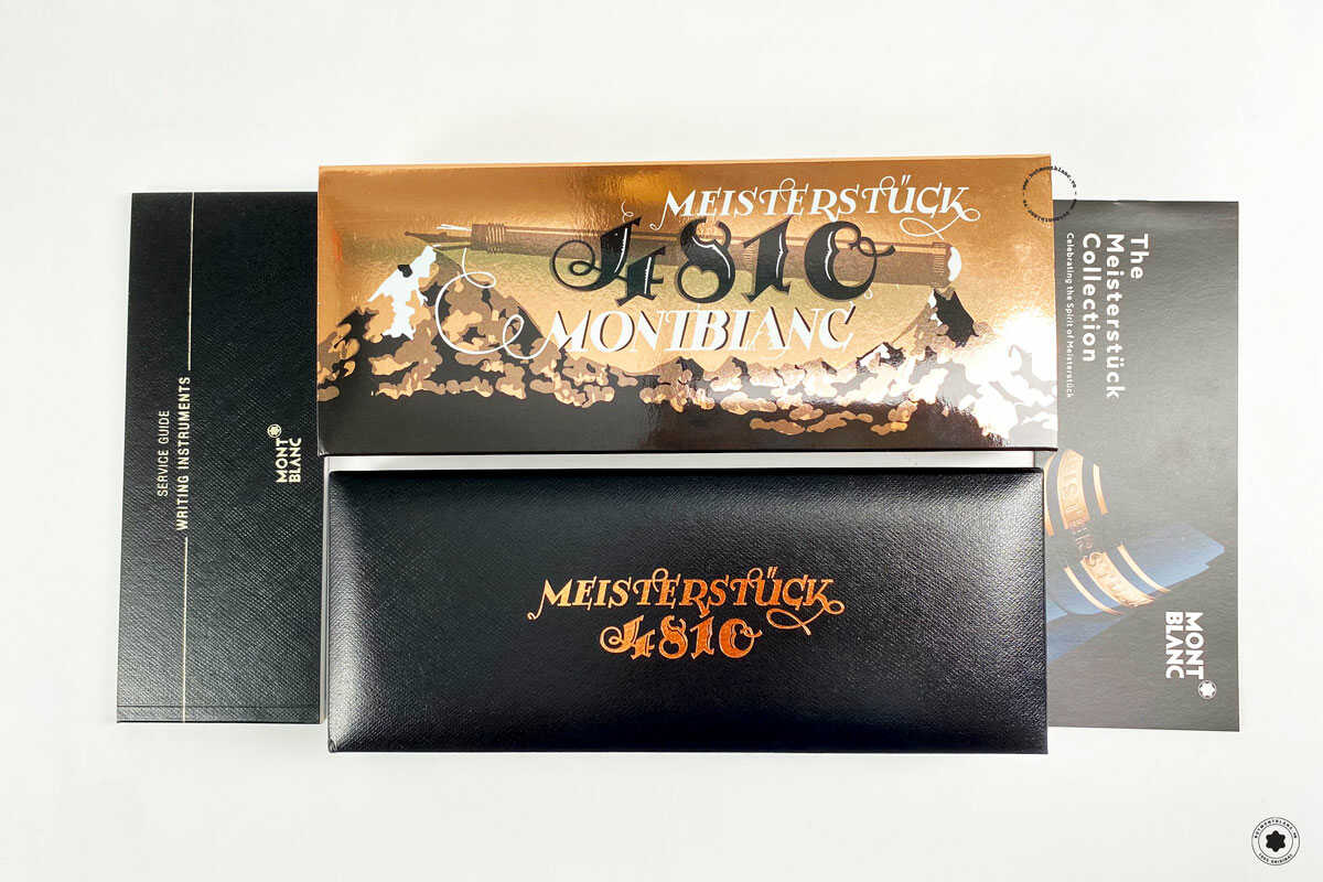 Bút bi Montblanc Meisterstuck 90 Years Red Gold Classique MB111705