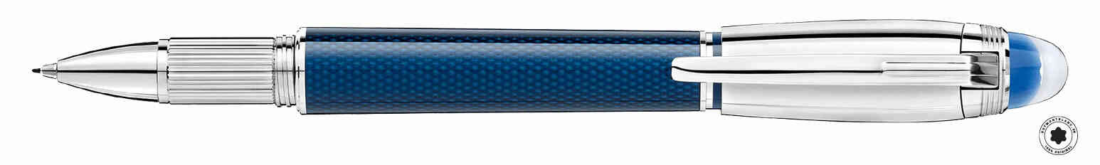 Bút dạ bi Montblanc Starwalker Doue Blue Planet Metal Fineliner MB125285