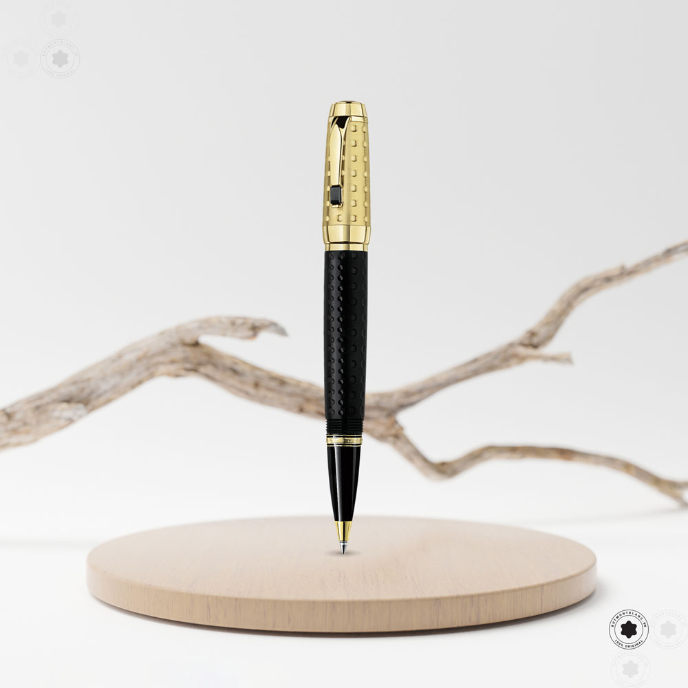 Bút dạ bi MontBlanc Boheme Doue Gold Plated Rollerball Pen 36006