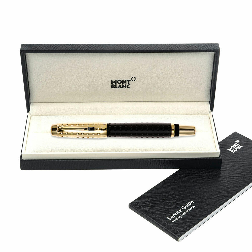 Bút dạ bi MontBlanc Boheme Doue Gold Plated Rollerball Pen 36006