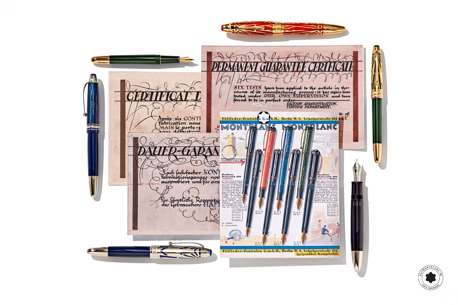 Bộ sưu tập Montblanc Meisterstück The Origin Collection 100 Years