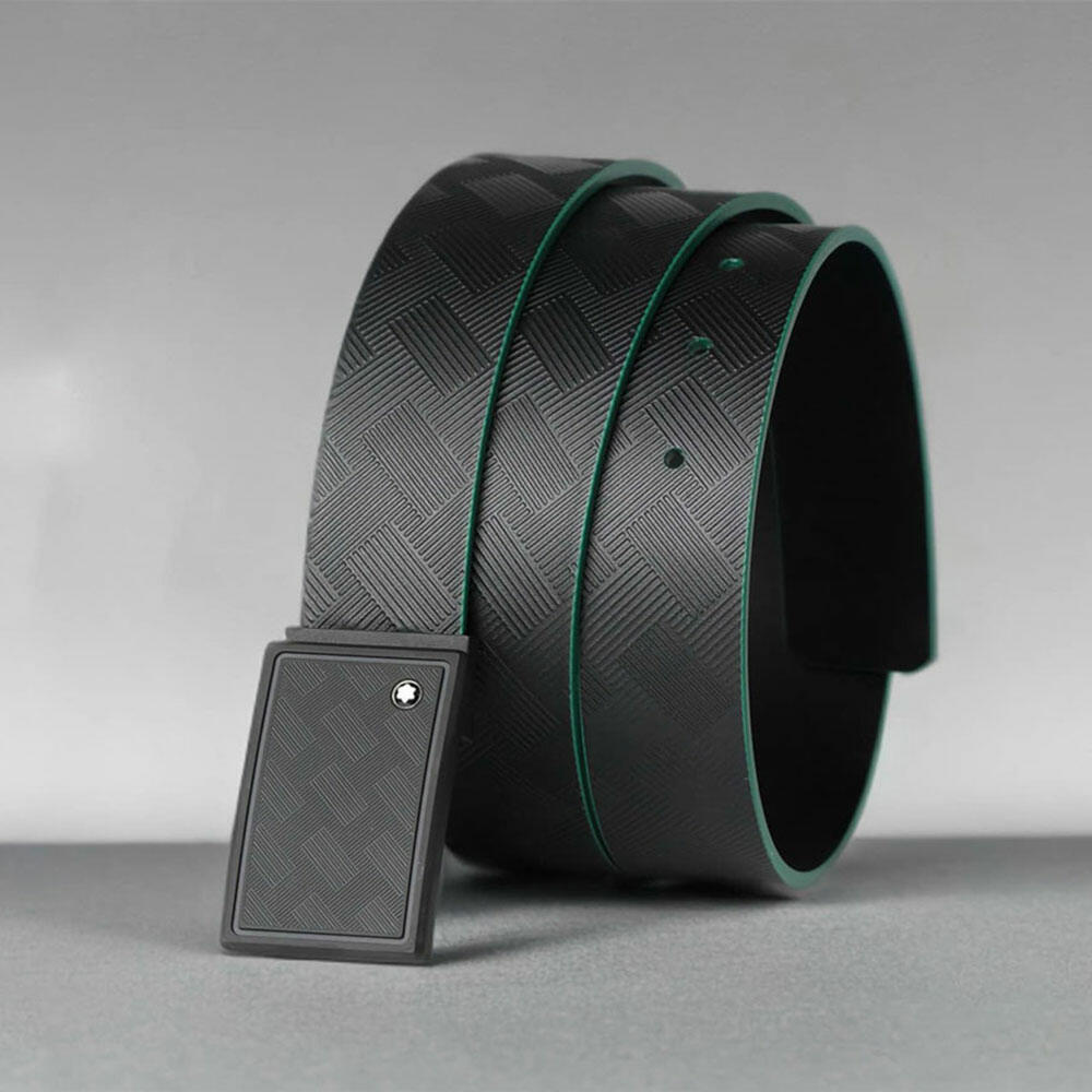 Thắt lưng Montblanc Extreme 3.0 Black 35mm Leather Belt MB129993