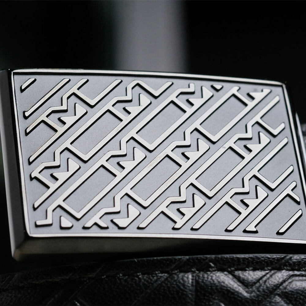 Thắt lưng Montblanc Plate Buckle With M Black 30mm Leather Belt MB129450