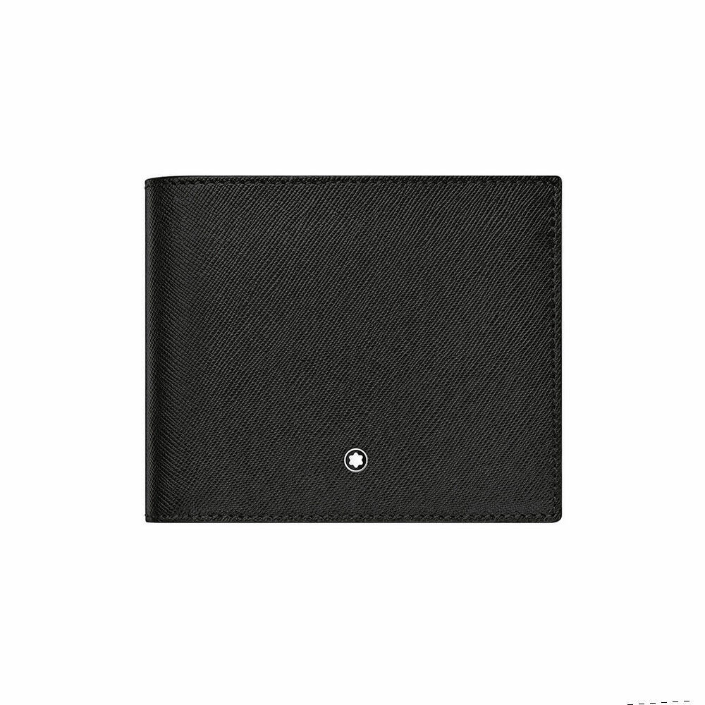 Ví da Montblanc Sartorial Wallet 8cc Black MB113211