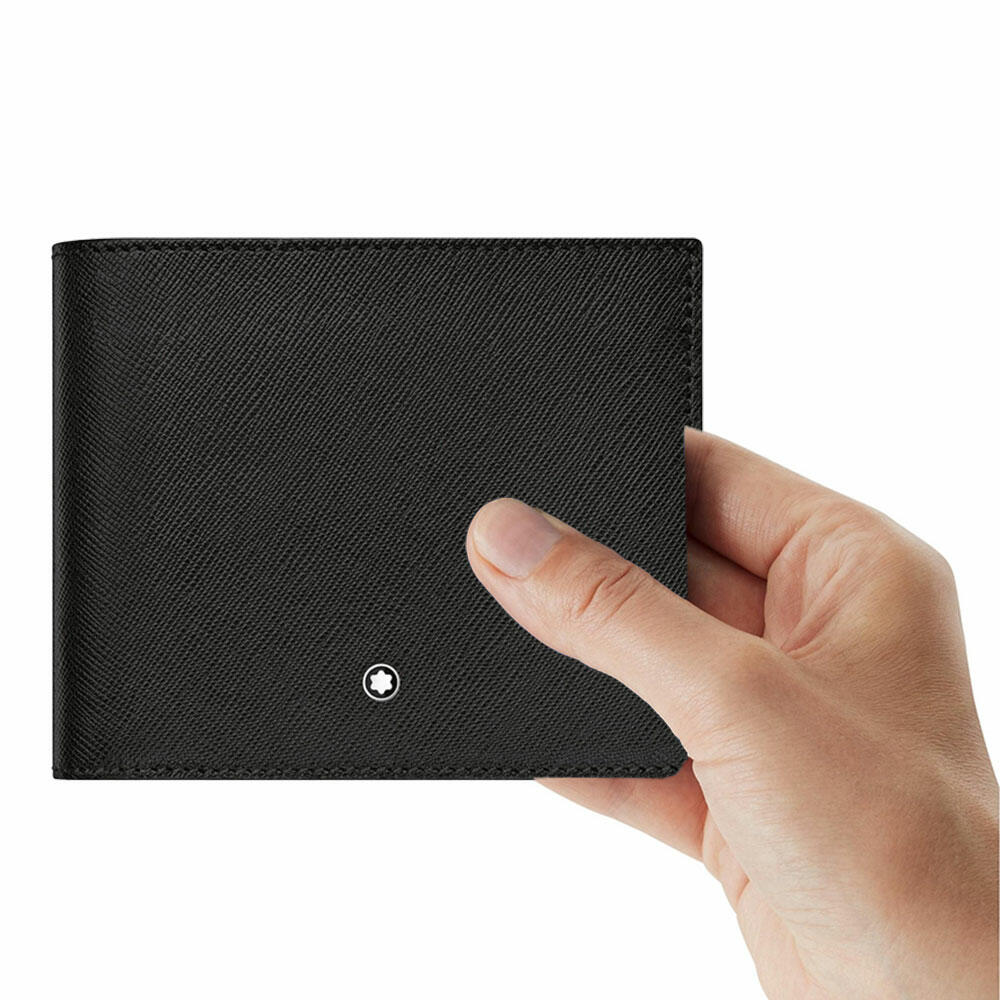 Ví da Montblanc Sartorial Wallet 8cc Black MB113211